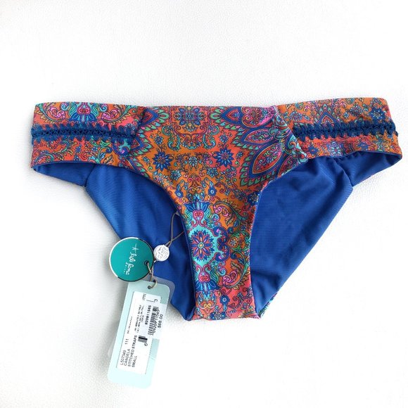 Luli Fama Reversible Stitched Bikini Bottom - Picture 6 of 8